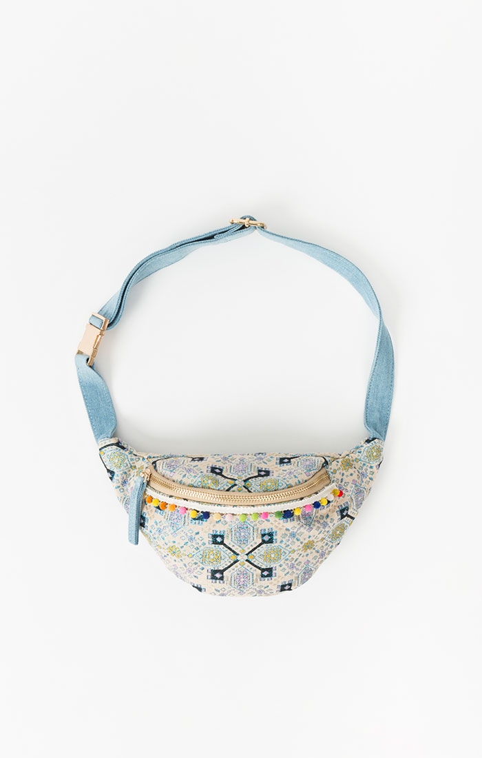 Buy Pia Rossini Designer Aziza Denim Bum Bag Cheap H&J Liquidators