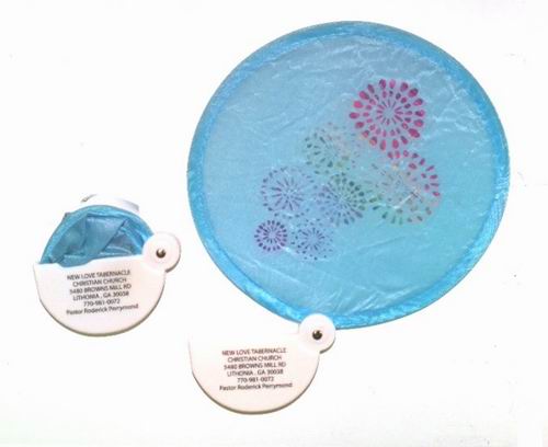 Misprint Fireworks Pop-Up Folding FAN