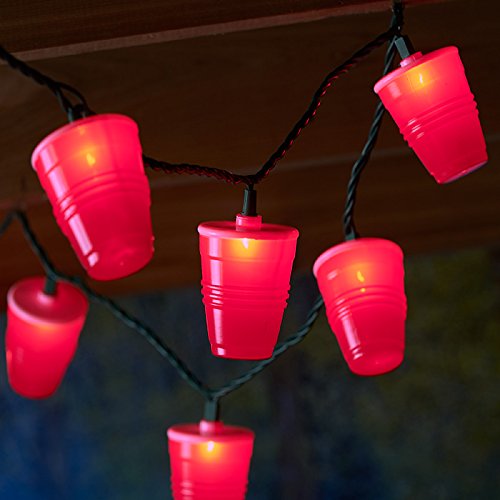 Buy Light Idea – 10ct Red Solo Cup String Light (Indoor/Outdoor Use ...