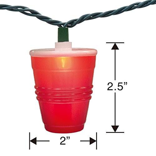 Buy Light Idea 10ct Red Solo Cup String Light (Indoor/Outdoor Use
