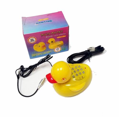 Novelty Mini Yellow Duck Hands Free Phone