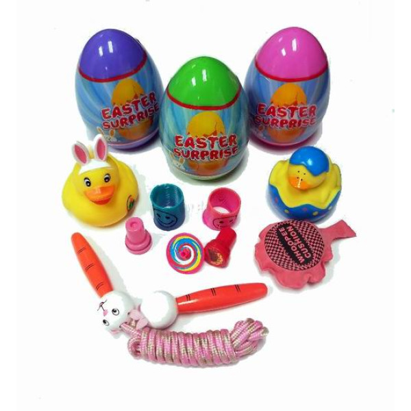 toy filled eggs