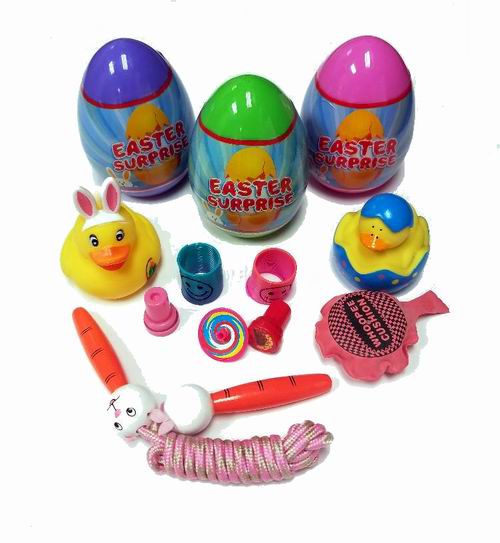 Jumbo Easter Surprise Toy-Filled Plastic Egg  5.5? Tall