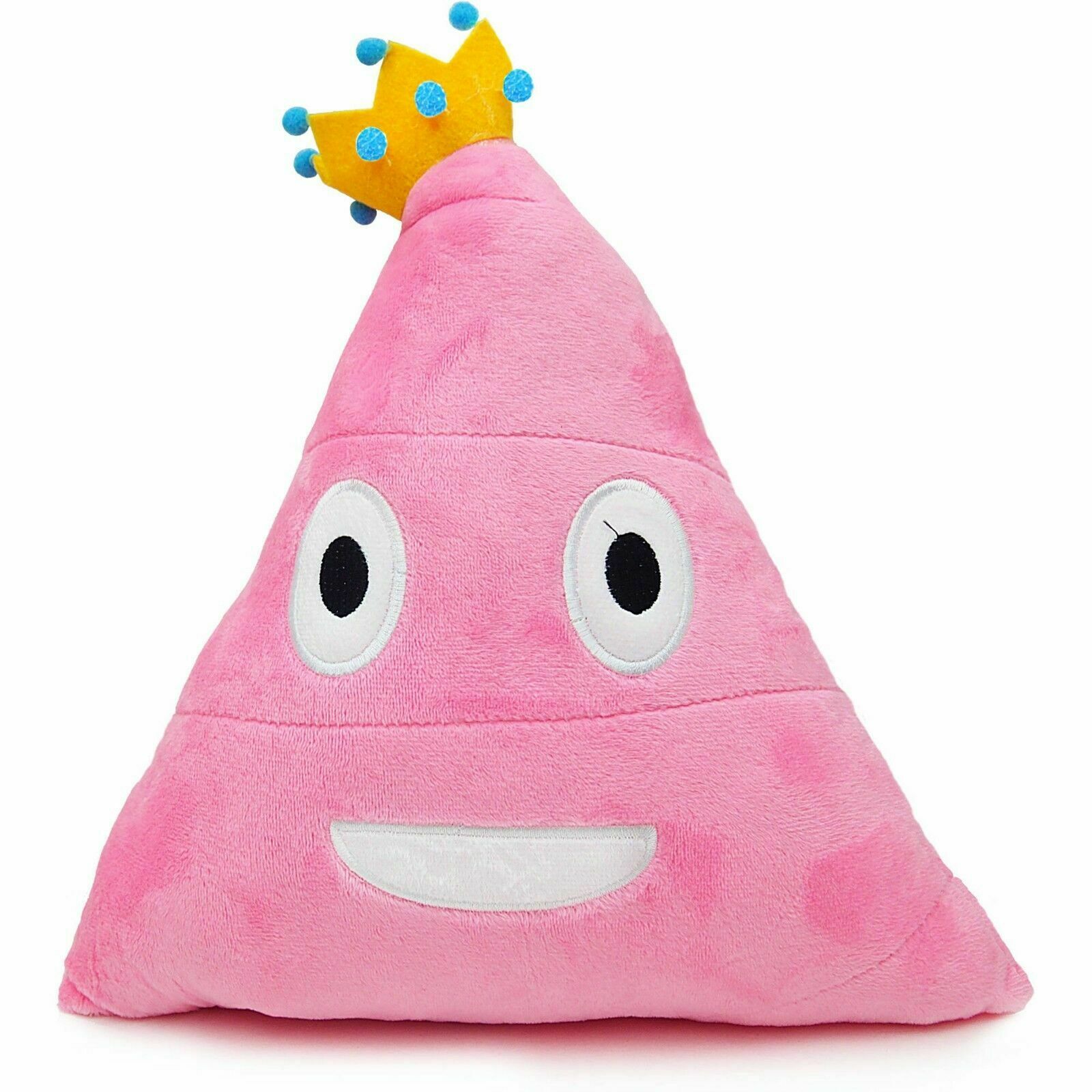 ''Emoji Princess Poop Plush PILLOW, Pink''