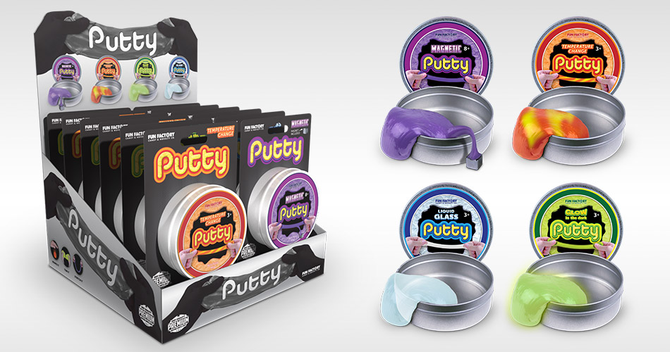 Buy Fun Factory Assorted Silicone Putty Cheap H&J Liquidators and