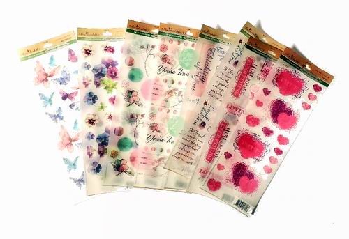 ''Miss Elizabeths Assorted Craft Kit - STICKERS, Templates & Rub-Ons''