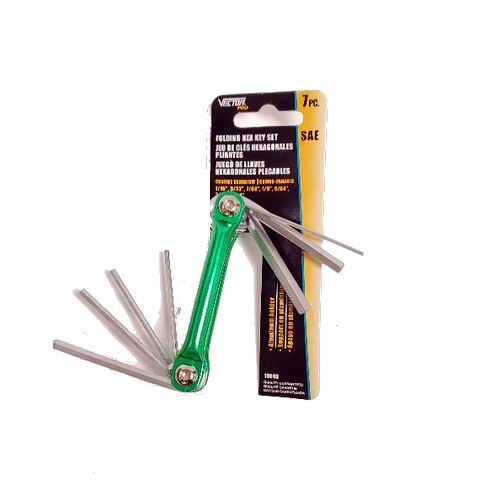 Buy 7PC. FOLDING HEX KEY TOOL SET Cheap H&J Liquidators and