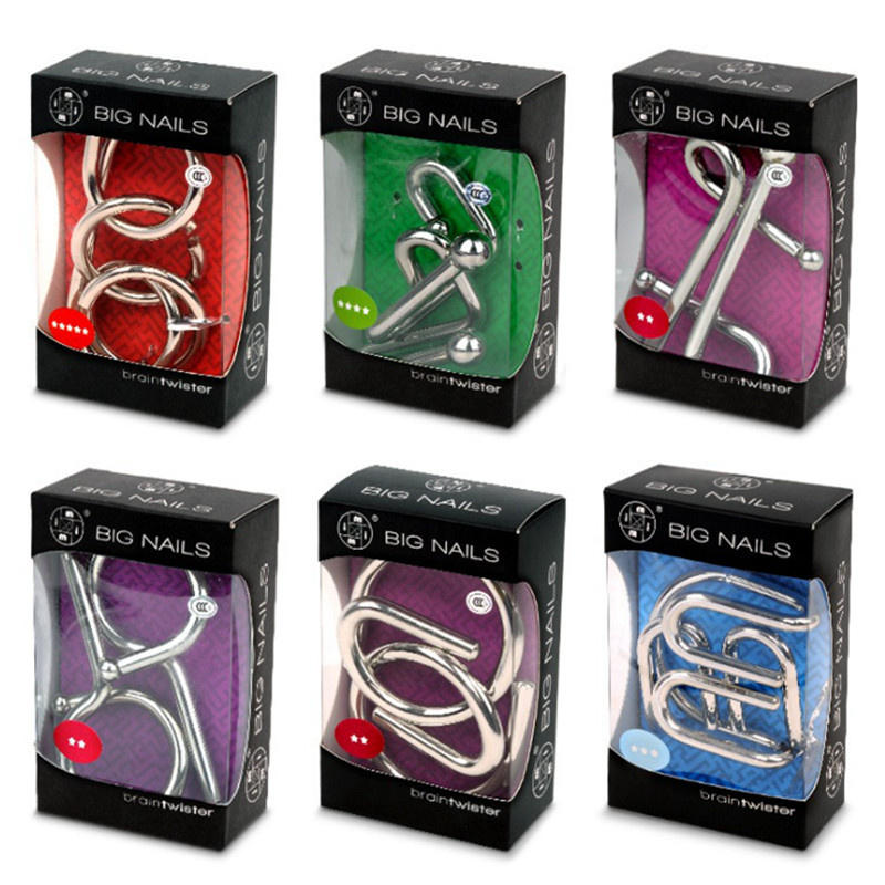 Buy Mimi Metal Big Nails Brain Teaser Puzzles Assorted Cheap H J Liquidators And Closeouts Inc