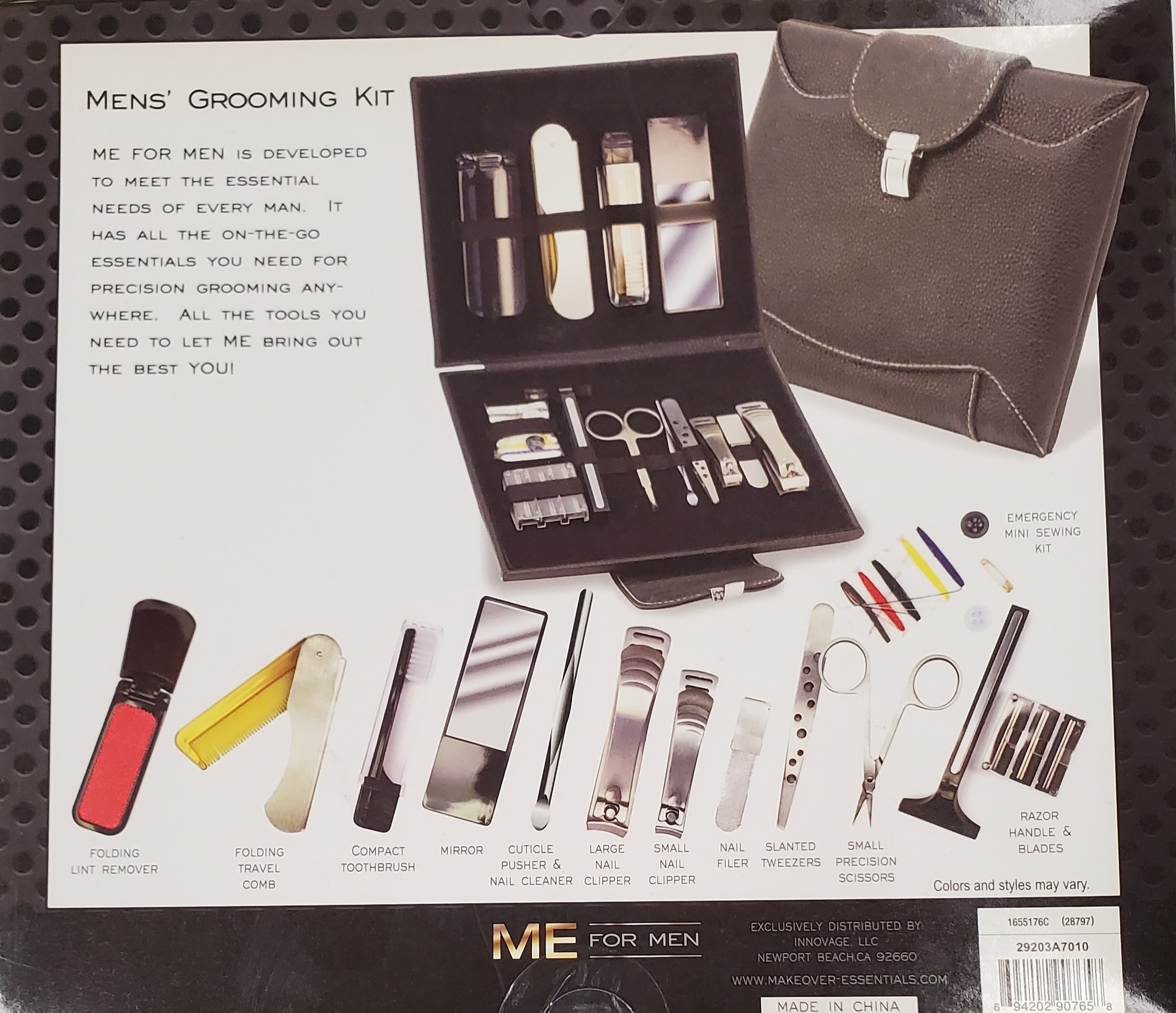 Buy Me for Men New Men's 13 Piece Grooming Kit In Rugged Travel Case