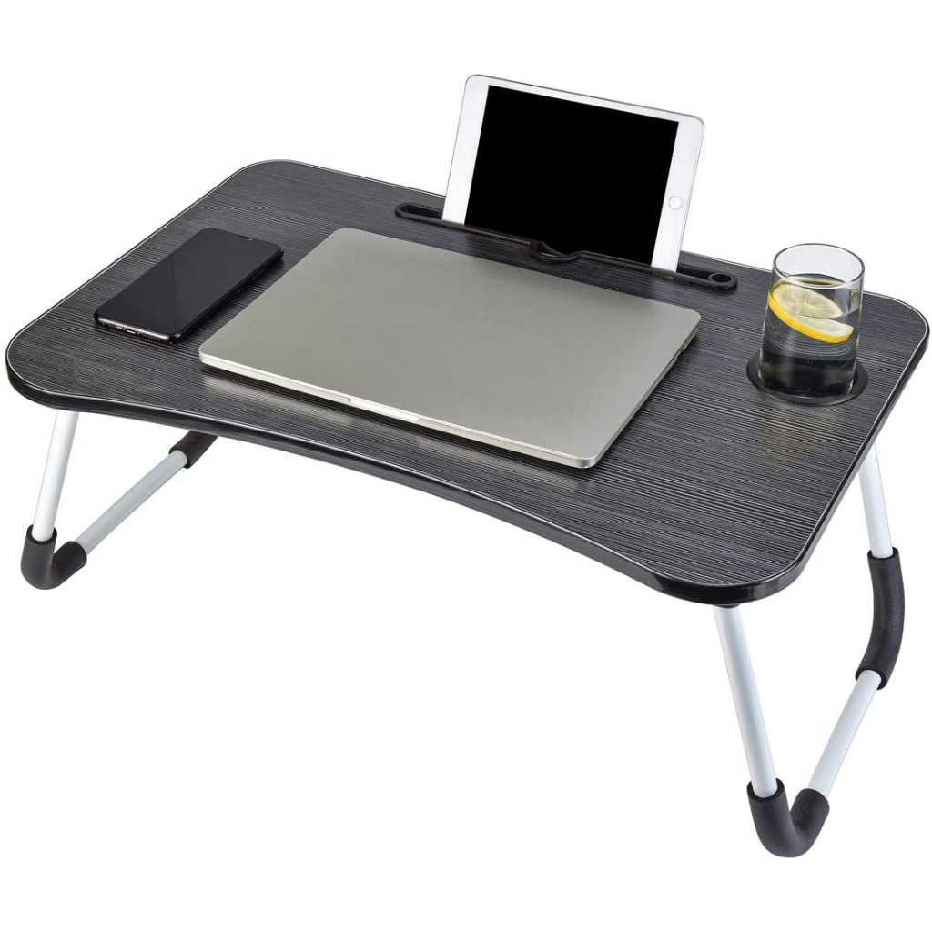 Buy Lap Desk,Portable Foldable Laptop Tray Table Black Cheap H&J