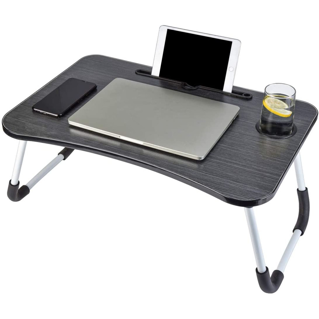 Buy Lap Desk,Portable Foldable Laptop Tray Table Black Cheap H&J