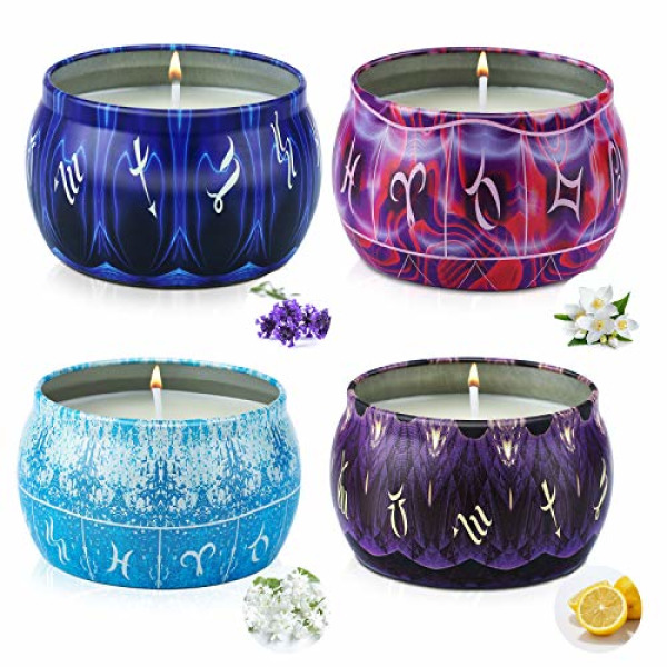 Buy 4 Pack Citronella Scented Candle w/ Natural Soy Wax 4.4 Ounces