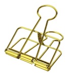 Gold Binder Clip One