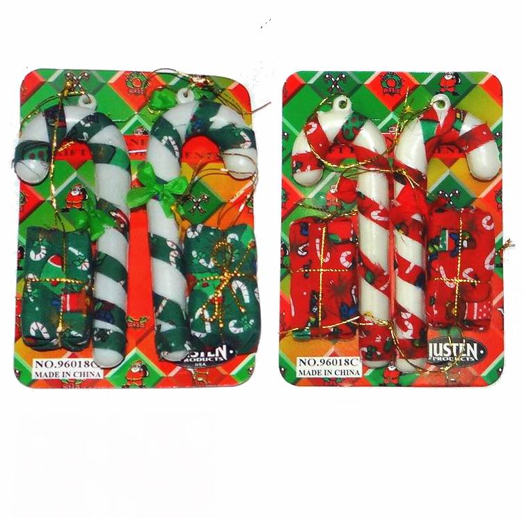 Buy Justen Products Decorative Candy Cane Gift Ornaments Cheap H&J Liquidators and Closeouts, Inc