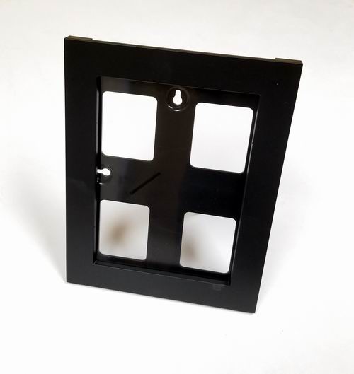 Buy Sleek Black Plastic Picture Frame Holds a 6" x 8" Photo Cheap H
