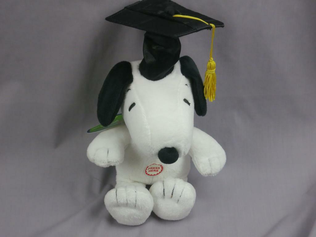 snoopy graduation plush