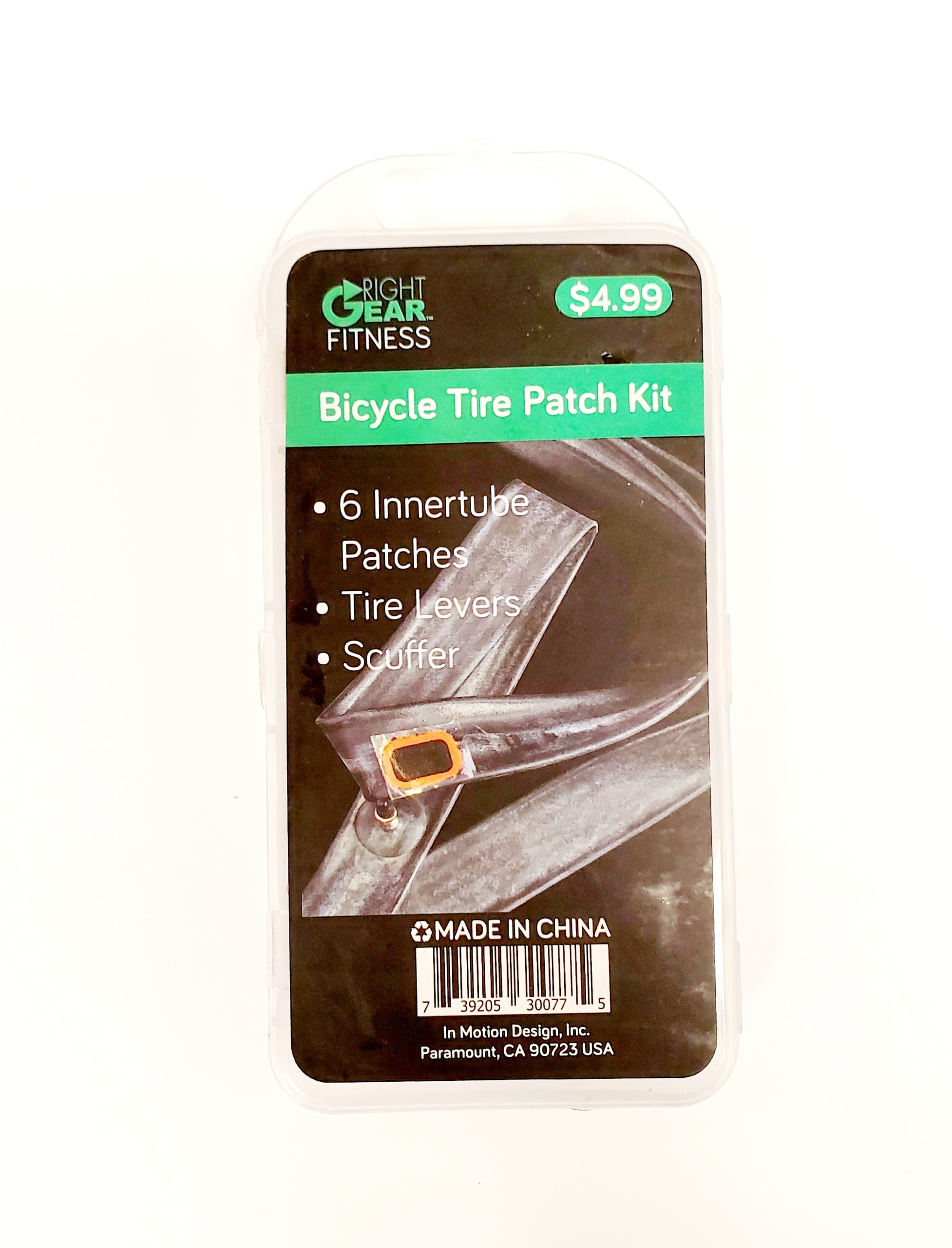 Right Gear Inner Tube Patch Bicycle Repair Kit H&J Liquidators and