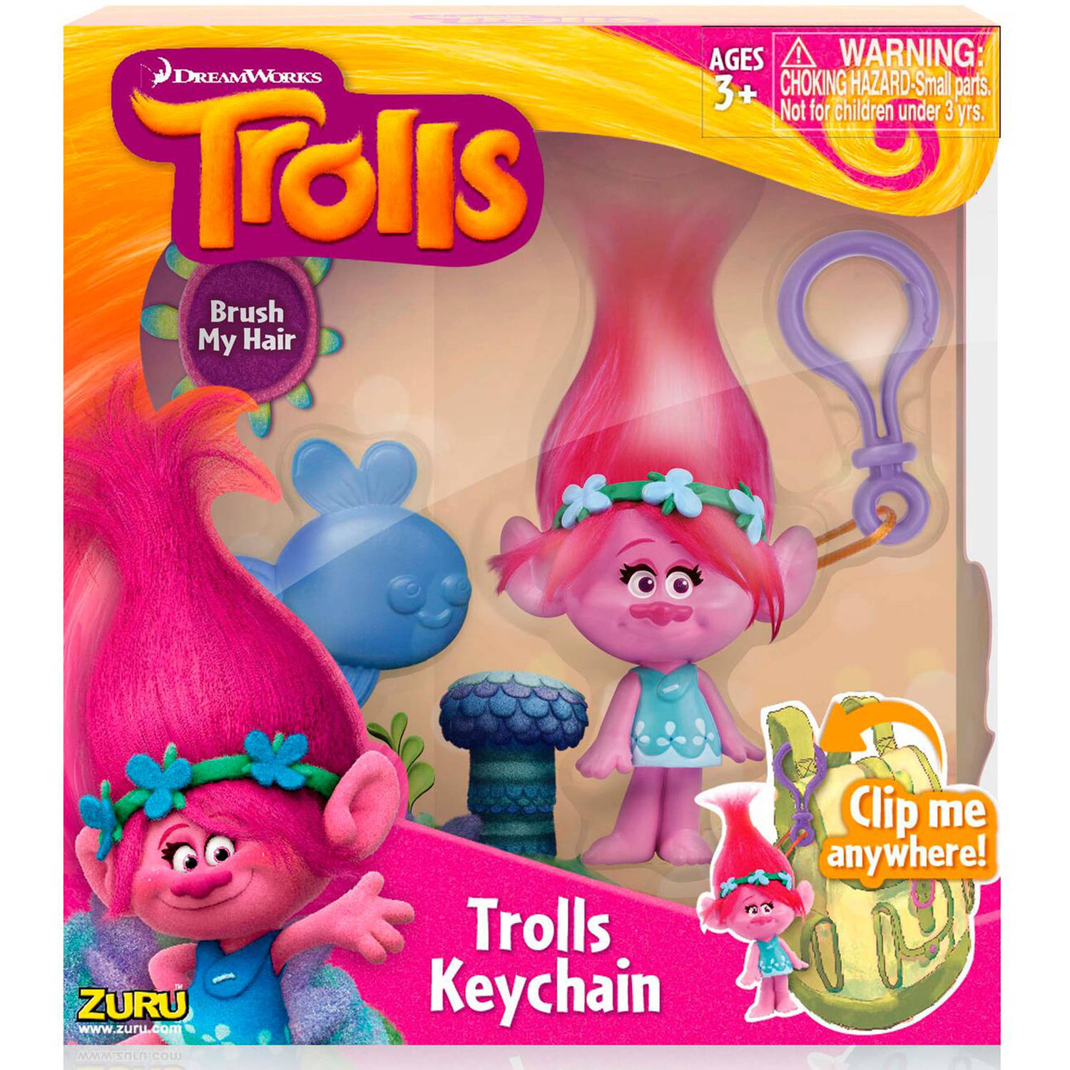 Dreamworks – Trolls Medium Key Chain Toy, Princess Poppy – H&J Liquidators  and Closeouts, Inc