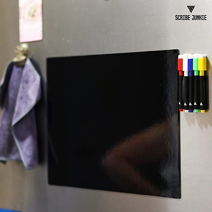 Buy Magnetic Black Dry Erase Board For Fridge Or File Cabinet With 