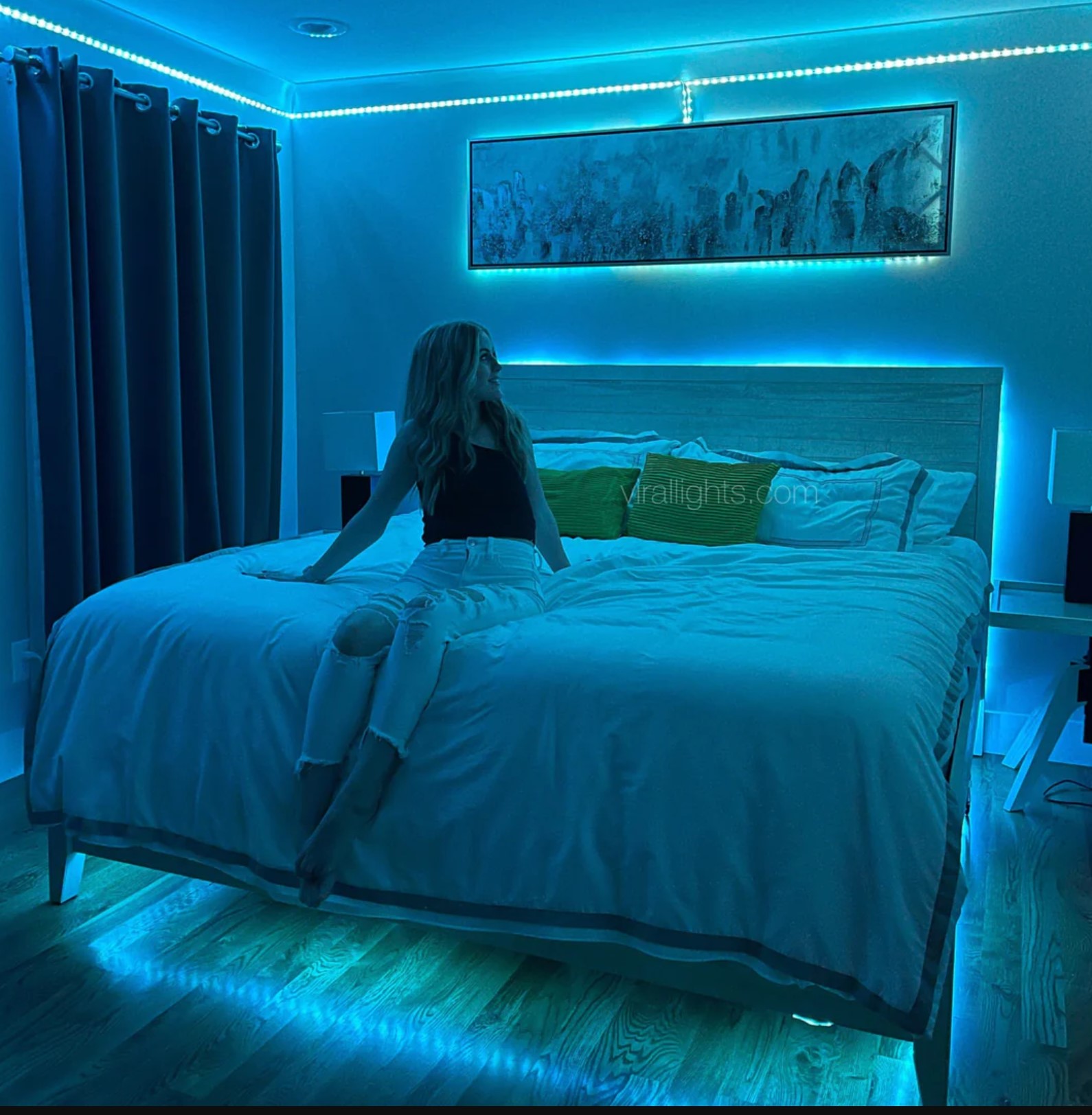 LED Light Tape – 15 feet – Color Changing LED Strip Lights