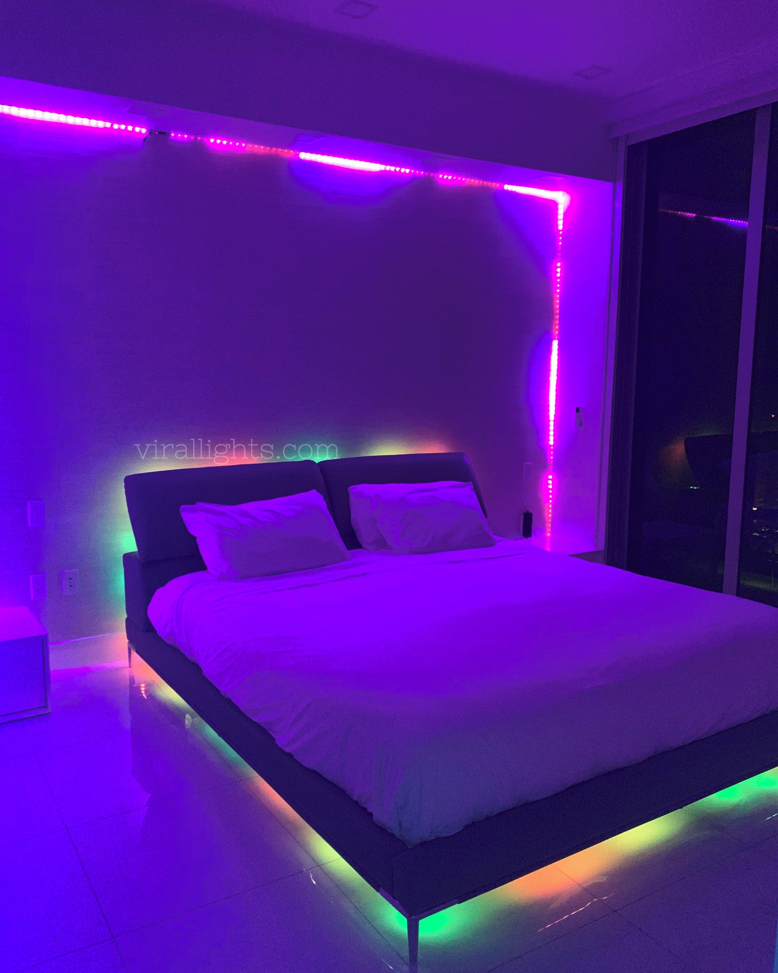 LED Light Tape – 15 feet – Color Changing LED Strip Lights