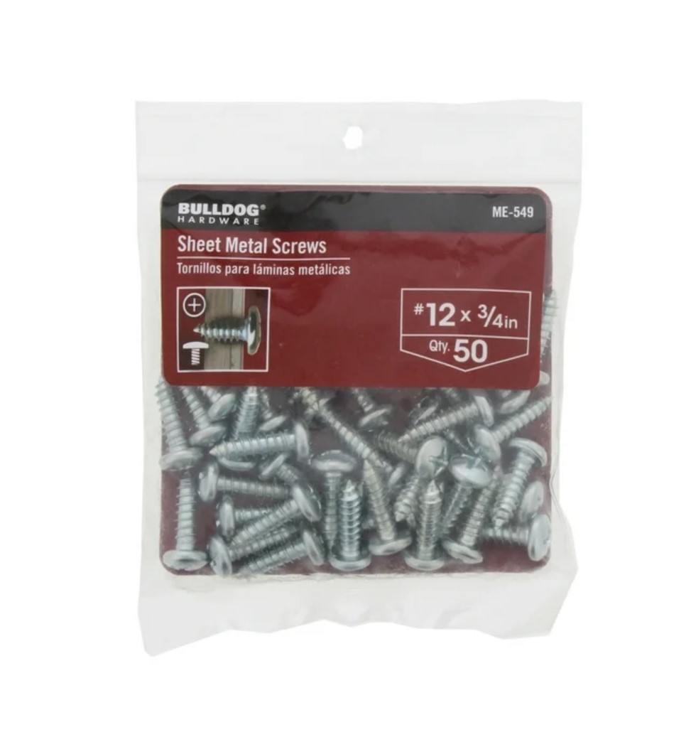 Bulldog Hardware – #12 x 3/4 in. Phillips Pan Head Sheet