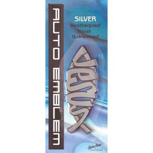 Large Ichthus Jesus Silver