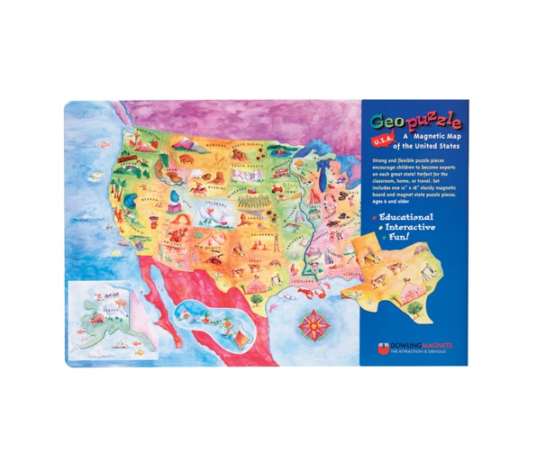 ALL YOU CAN EAT PRESS MAP 7冊 Magnetic USA Map Puzzle – Learn About All the States – Item