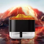 Zadiko Air Humidifier Ambient Volcano Lamp Simulation 300ml A331 Black