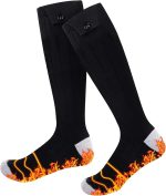 Heated Socks for Men Women - Rechargeable - Up to 8 Hours - 4 Heating Levels - Item #9369