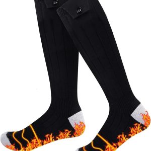 Heated Socks for Men Women - Rechargeable - Up to 8 Hours - 4 Heating Levels - Item #9369