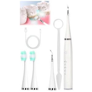 Sonosparkle Teeth Cleaner - 31,000 Vibrations Per Minute - 5 Modes - White 860 - Item #9325