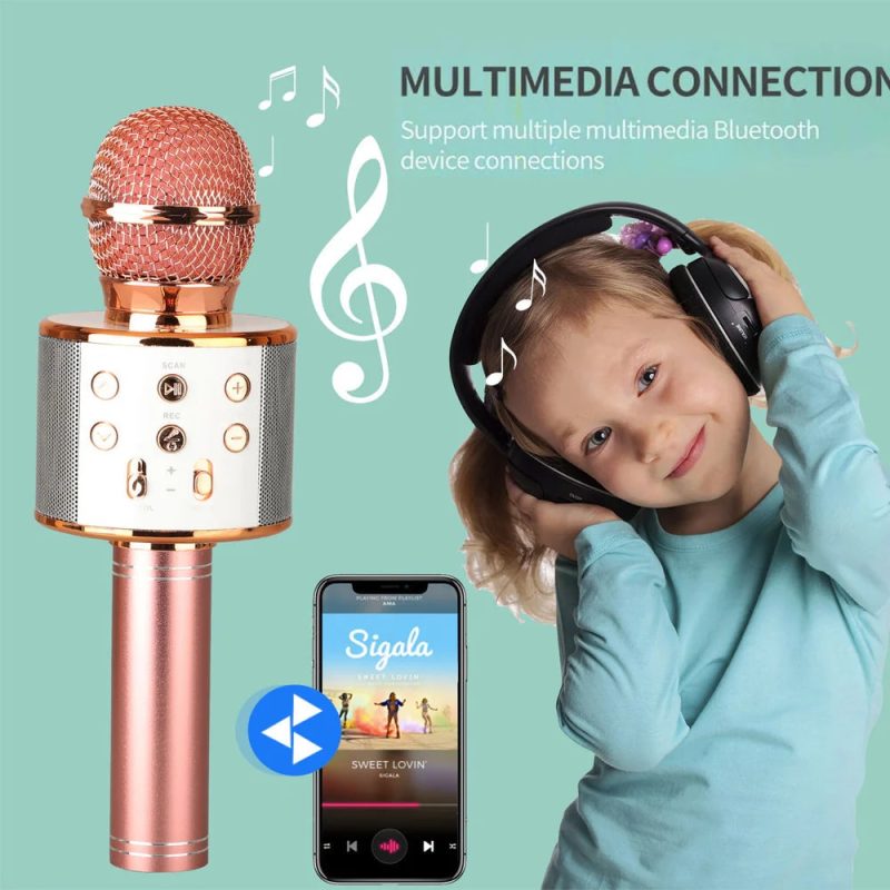 25c54308 102f 42b7 8a7d C385534830cb Wireless Bluetooth Karaoke Microphone Mic Speaker Player Rec 6.jpg