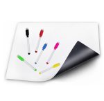 DasKid Magnetic Dry Erase Whiteboard - 17" x 13" - 6 Color Dry Erase Markers - DWB006 - Item #9284