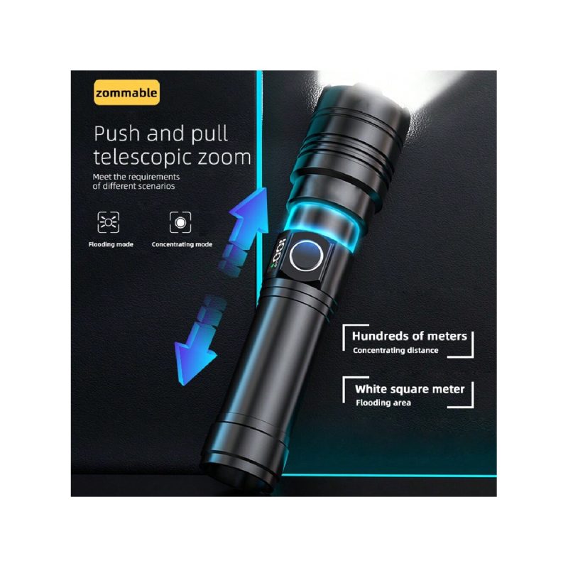 4ec901e6 6d6f 41bd 9bff 076f3951e6d3 Rechargeable Flashlight 50000 Lumens Usb C Led 5 Modes Power 3 2.jpg