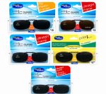 Solar Shield Polarized Clip-On Sunglasses - Blocks 100% UV - Assorted Sizes, Shapes & Colors - Item #9307