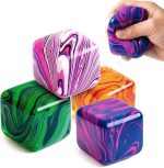 Assorted Squishy Cubes - Join the Craze! - Unique Marbled Cubes - Individually Wrapped - Item #9368