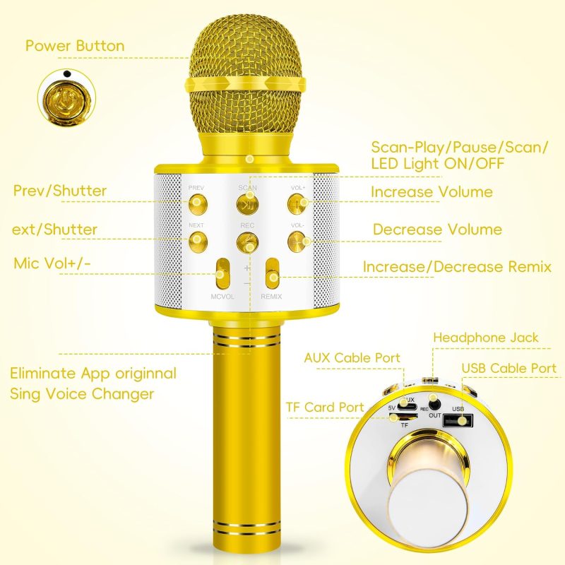 8208b063 932d 4c6c B26a 5beae0bf174a Wireless Bluetooth Karaoke Microphone Mic Speaker Player Rec 7 2.jpg