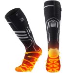 AGPTEK Heated Socks for Men - 5V 6000mAh - Rechargeable - 3 Heating Levels - Item #9378