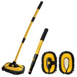 Microfiber Car Wash Mop with Retractable Aluminum Alloy Pole - Up to 43" - Item #9314
