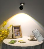 2200mAh Motion Sensor Picture Spotlight - Rechargeable - 3 Color - Dimmable - Remote - Item #9328