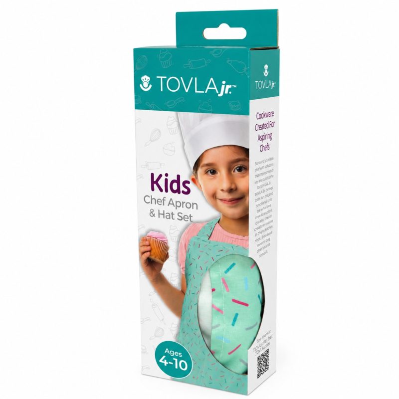 Tovla Jr. Kids Chef Apron and Hat Set - Item #9344