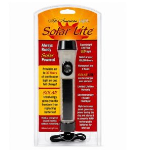 Solar Lite™ Solar Powered LED Flashlight - Item #9303