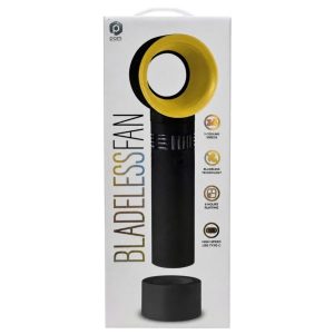 POM Gear Bladeless Fan - Black/Gold - Item #9292