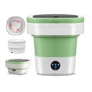 Portable Washing Machine - 16L Mini Laundry Washer - 3 Modes with Spin Basket - Assorted Colors - Item #9147