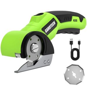 Gardtech Electric Scissors - USB Charging Cordless Rotary Cutter / Electric Box Cutter - Item #9574