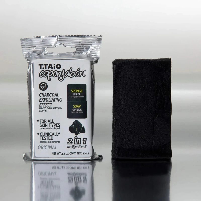 046789be 9811 4670 Ab01 400fe4cfaaca T Taio Esponjabon 2 In 1 Sponge And Soap Charcoal Item 9488 5.jpg