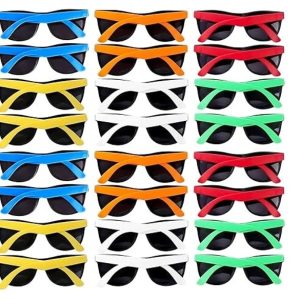 Sunglasses with UV Protection - 6 Assorted Colors - Adults and Kids - Item #9496
