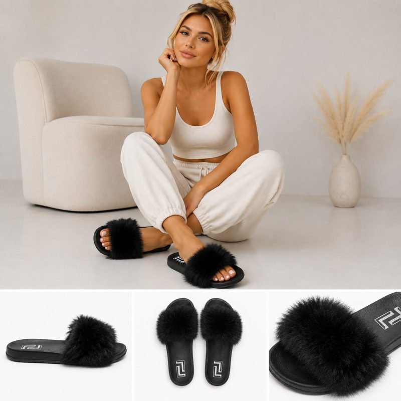 10f09e03 3bb4 4aec Affe 74de255e9d69 Women S Faux Fur Slides Open Toe Cute Fluffy Slippers Assort 3.jpg