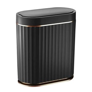 2 Gallon Sensor Trash Can - Automatic Lid - Black - Item #9380